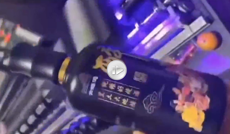 圓柱體打印視頻，酒瓶打印視頻，化妝品打印視頻